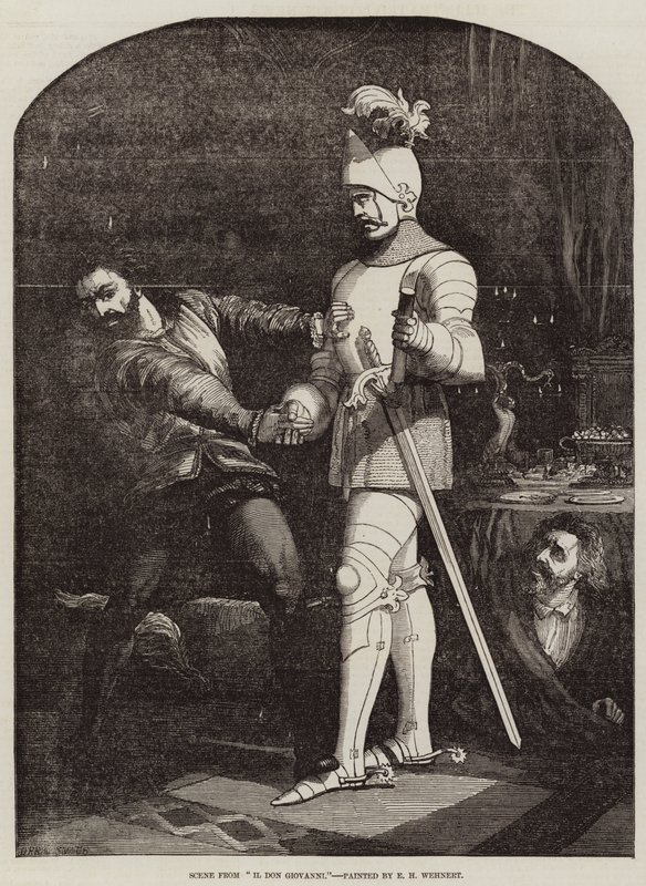 Escena de Il Don Giovanni de Edward Henry Wehnert