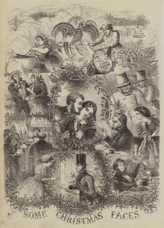 Algunas caras navideñas de Edward Hull