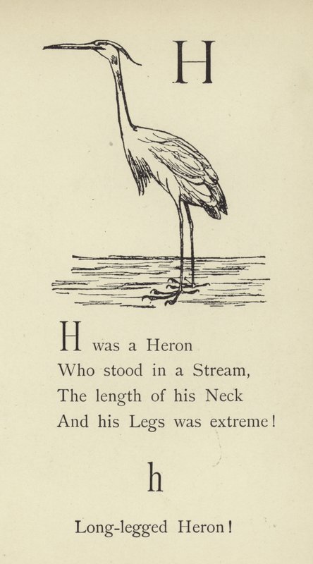 La letra H de Edward Lear