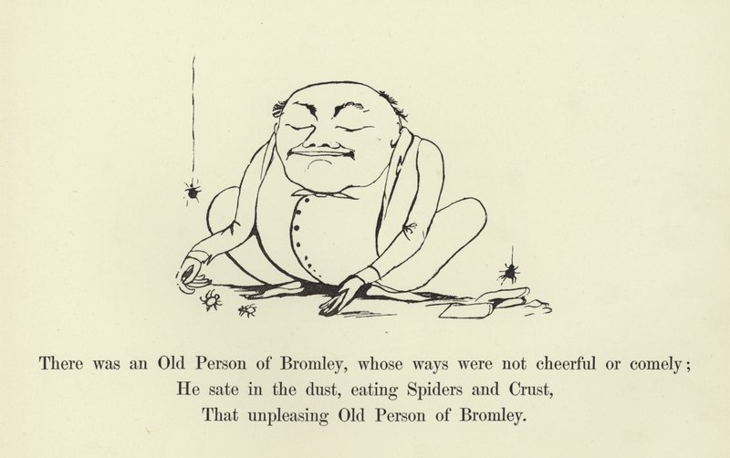 Había una anciana de Bromley, cuyas maneras no eran alegres ni hermosas de Edward Lear