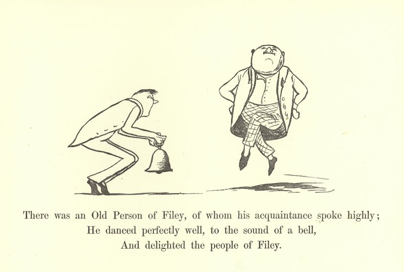 Había una persona mayor de Filey, de quien sus conocidos hablaban muy bien de Edward Lear