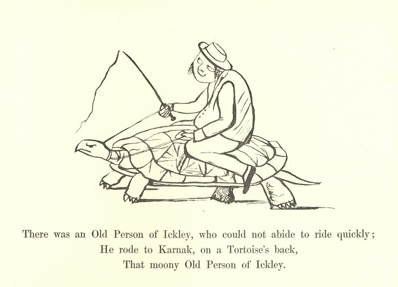 Había una Persona Mayor de Ickley, que no podía soportar montar rápido de Edward Lear