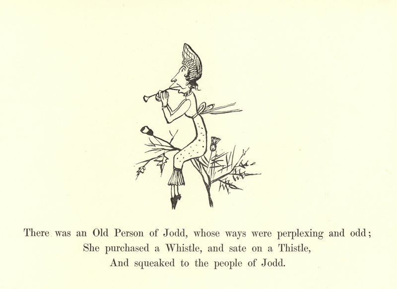 Había una persona mayor de Jodd, cuyos modos eran desconcertantes y extraños de Edward Lear