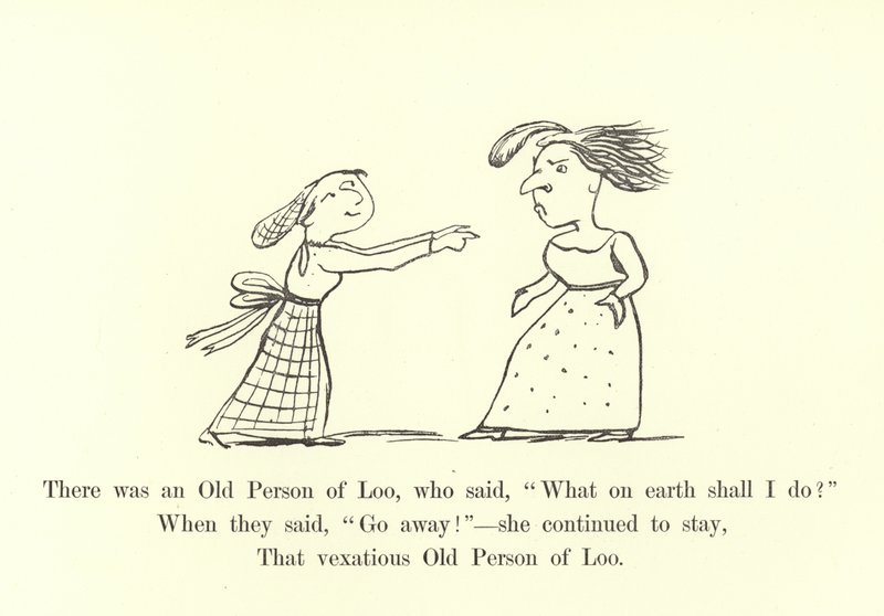 Había una vieja persona de Loo, que dijo, ¿Qué demonios haré? de Edward Lear