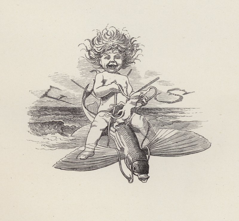 Ilustración para Los niños del agua de Charles Kingsley de Edward Linley (after) Sambourne