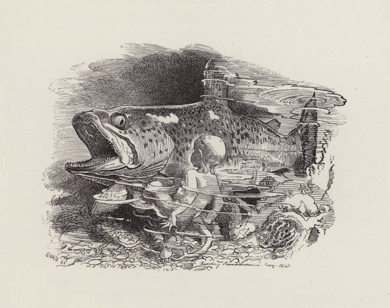 Ilustración para Los Niños del Agua de Charles Kingsley de Edward Linley (after) Sambourne