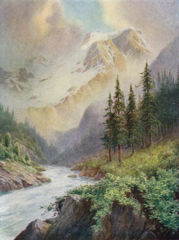 Niebla en la montaña de Edward Mary Joseph Molyneux