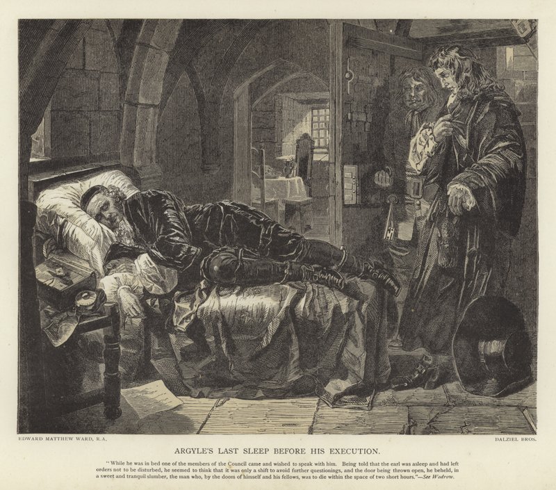 El último sueño de Argyle antes de su ejecución de Edward Matthew Ward