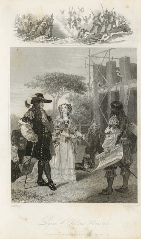 Leyenda del Hospital de Chelsea de Edward Matthew Ward