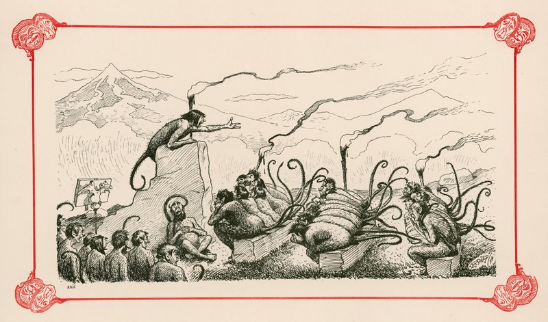 Una conferencia nocturna sobre la evolución de Edward Tennyson Reed