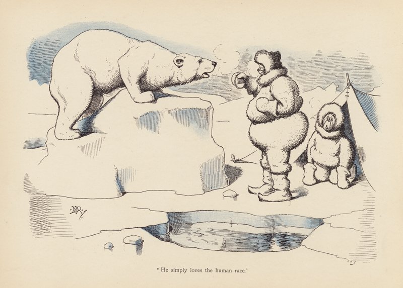 Colas con un giro: La polar (color litho) de Edward Tennyson Reed