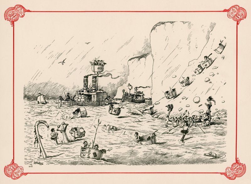 La flota en ejercicio de Edward Tennyson Reed