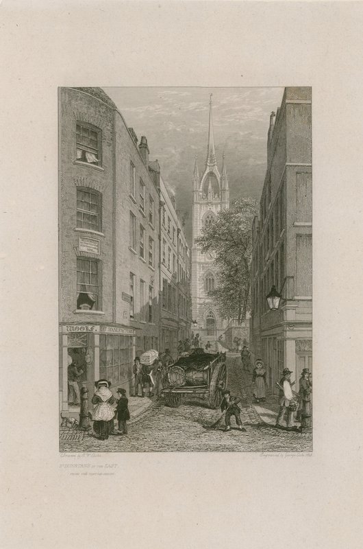 San Dunstan en el Este, Londres de Edward William Cooke