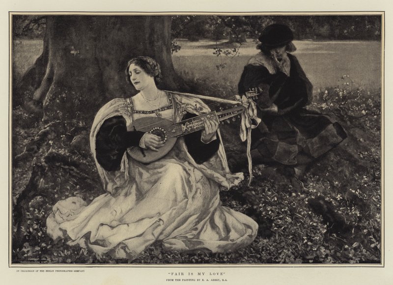 Bella es mi amor de Edwin Austin Abbey