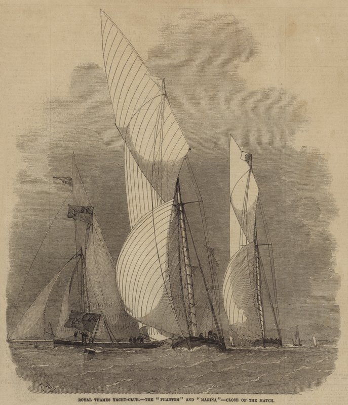 Royal Thames Yacht-Club, el Phantom y Marina, cierre del partido de Edwin Weedon