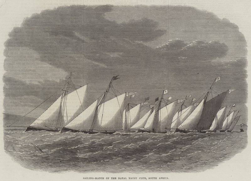 Regata del Club de Yates de Natal, Sudáfrica de Edwin Weedon
