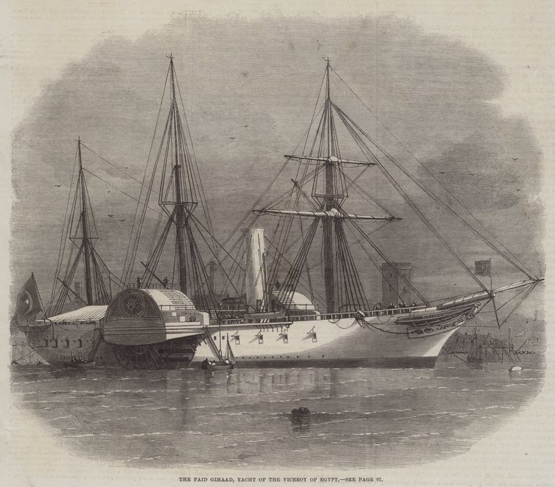El Faid Gihaad, yate del virrey de Egipto de Edwin Weedon