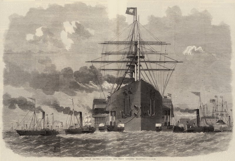 El Gran Oriente rodeando el Punto frente a Blackwall de Edwin Weedon