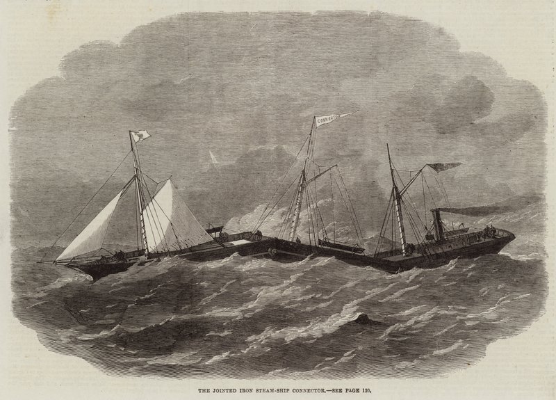 El conector de barco de vapor articulado de Edwin Weedon