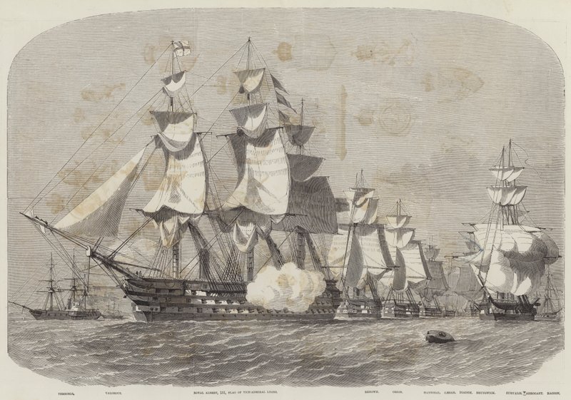 La Visita de la Reina a Cherburgo de Edwin Weedon