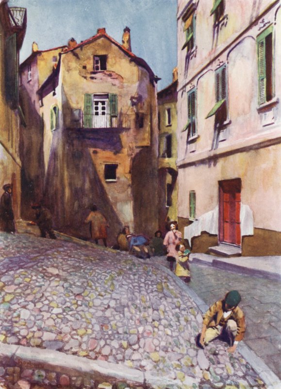 Córcega: Casas antiguas, Bastia de Edwin Arthur Norbury