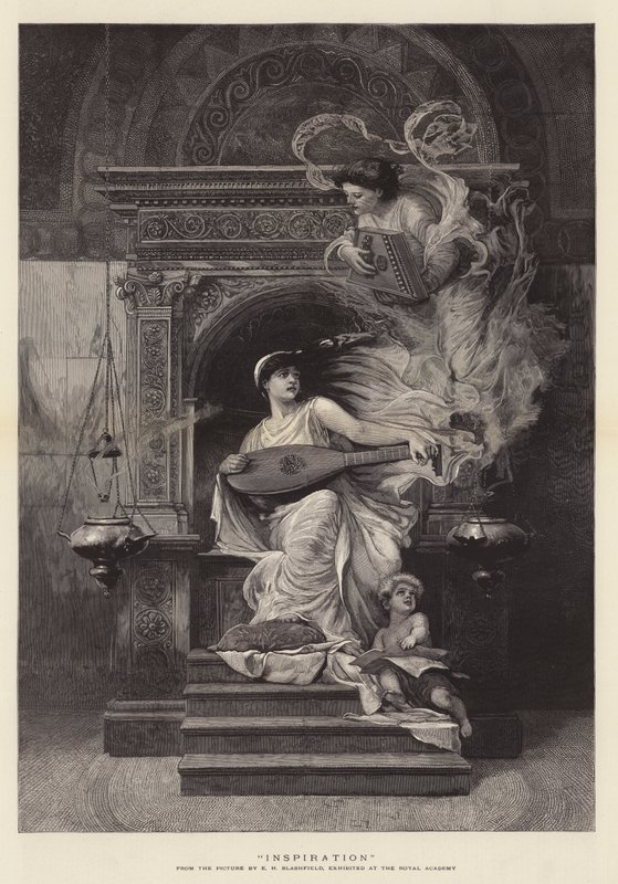 Inspiración de Edwin Howland Blashfield