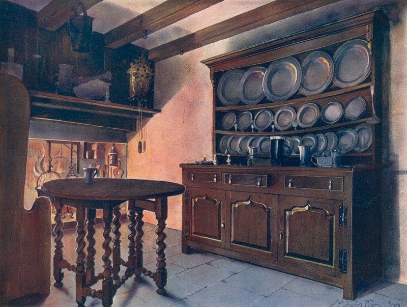 Aparador galés de roble de Edwin John Foley
