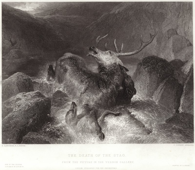 La Muerte del Ciervo de Edwin Landseer
