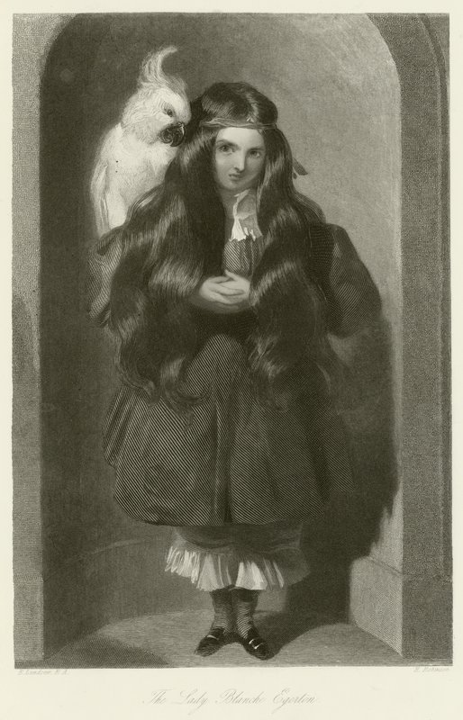 La dama Blanche Egerton de Edwin Landseer