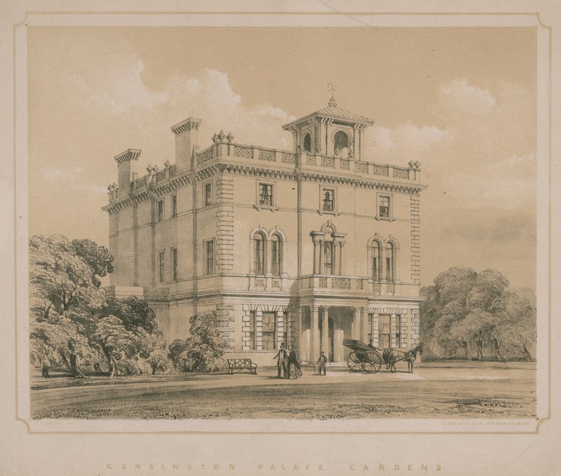 Jardines del Palacio de Kensington de Edwin Thomas Dolby