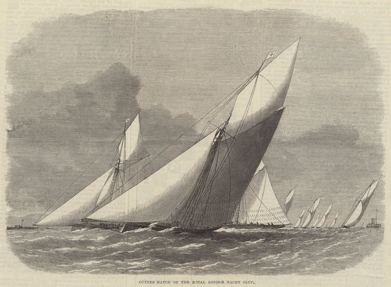 Competencia de Cortadores del Royal London Yacht Club de Edwin Weedon