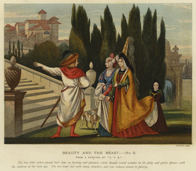 Escena de La Bella y la Bestia de Eleanor Vere Boyle
