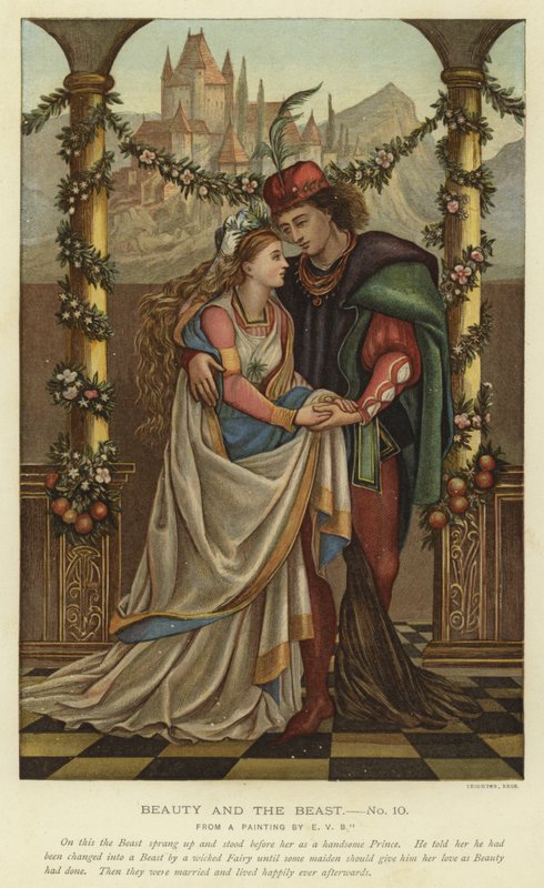 Escena de La Bella y la Bestia de Eleanor Vere Boyle