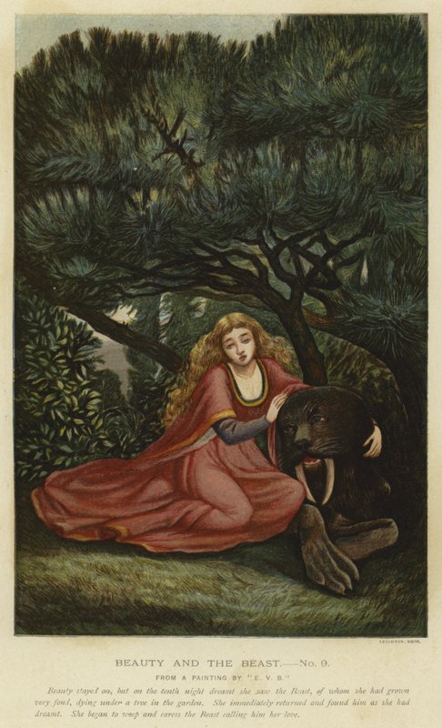 Escena de La Bella y la Bestia de Eleanor Vere Boyle