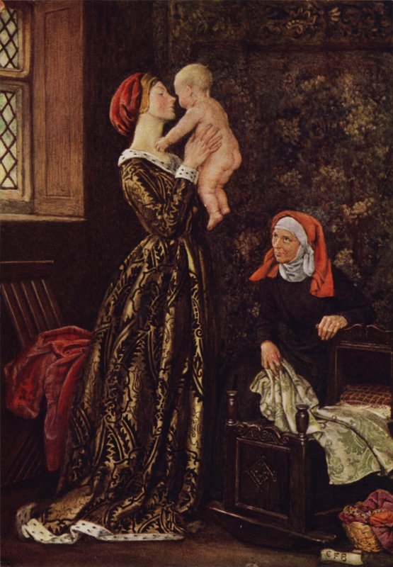 No está creciendo como un árbol, En volumen, hace que el hombre sea mejor (litografía en color) de Eleanor Fortescue Brickdale