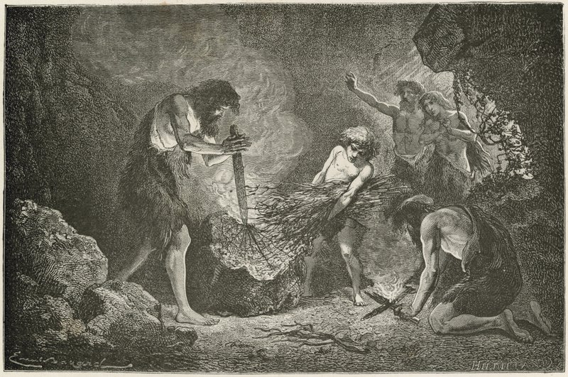 La conquista del fuego de Emile Antoine Bayard