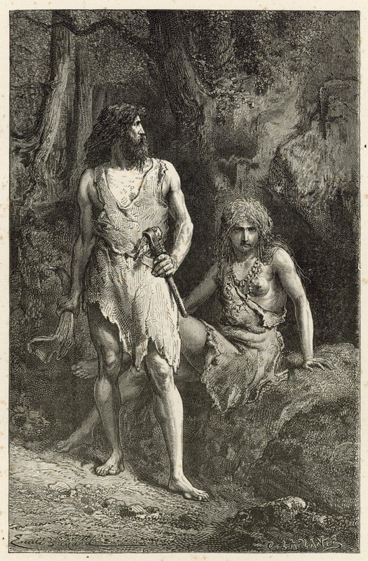 El hombre en la época del reno de Emile Antoine Bayard