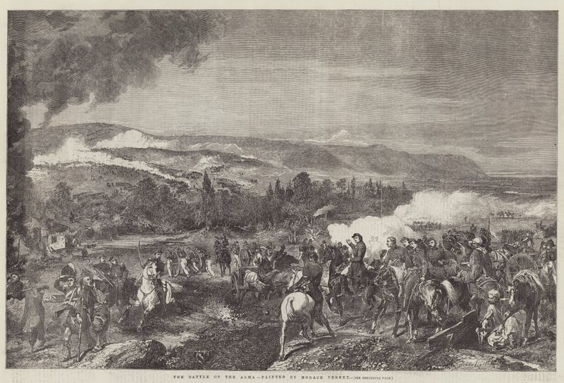 La batalla del Alma de Emile Jean Horace Vernet