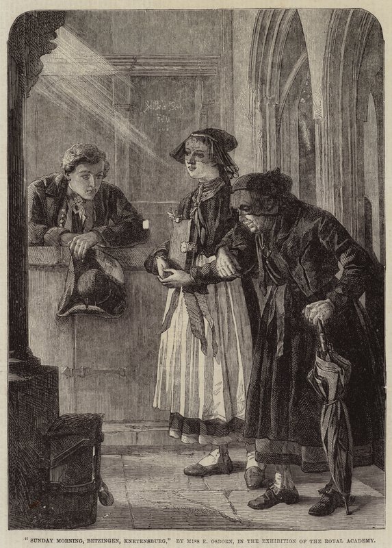 Domingo por la mañana, Betzingen, Knetensburg de Emily Mary Osborn