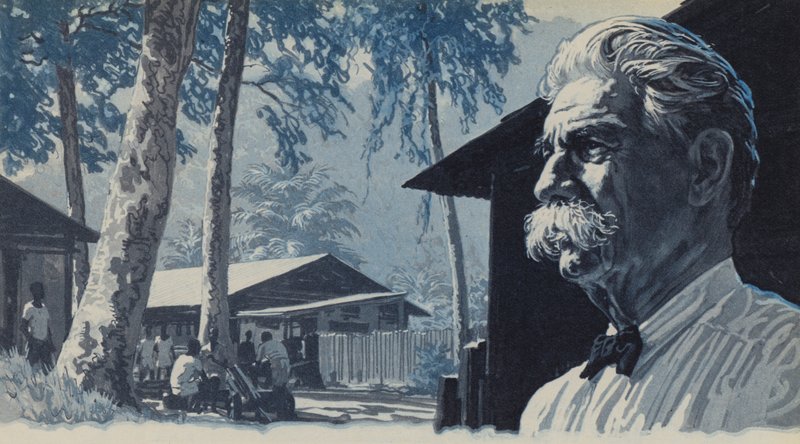 Albert Schweitzer en la África más oscura de English School