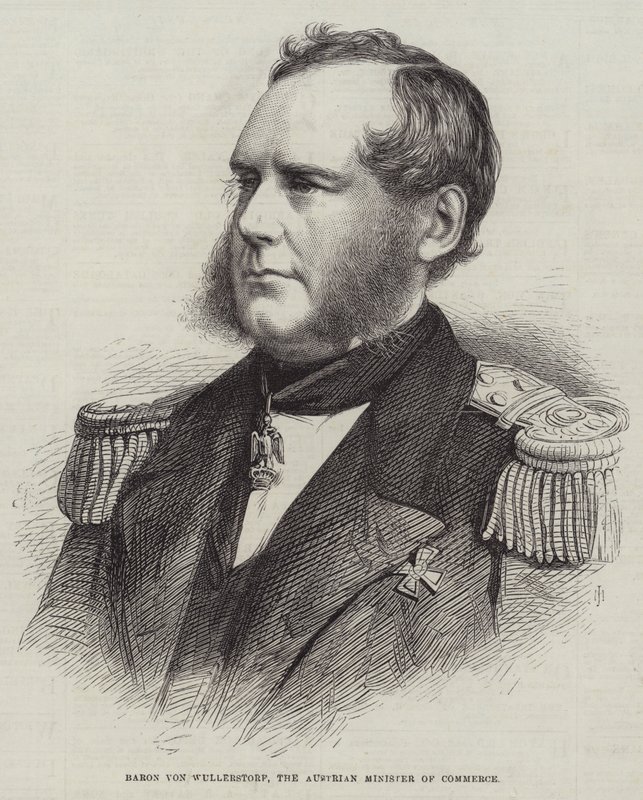Barón von Wullerstorf, el Ministro Austriaco de Comercio de English School