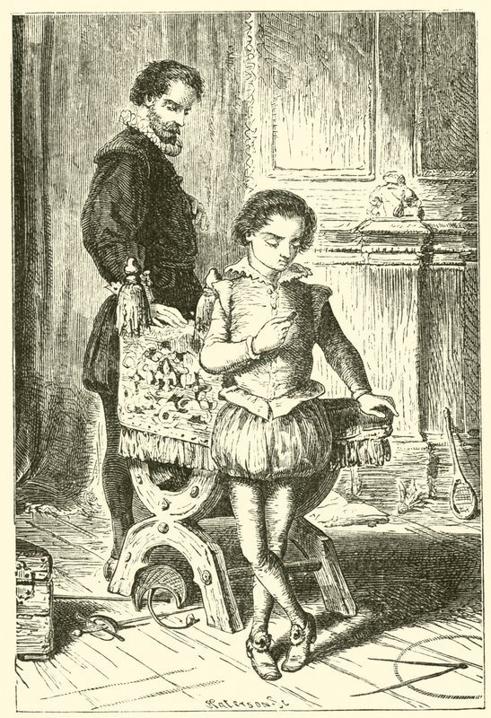 Blaise Pascal, de niño, descubriendo matemáticas y geometría en la guardería de English School