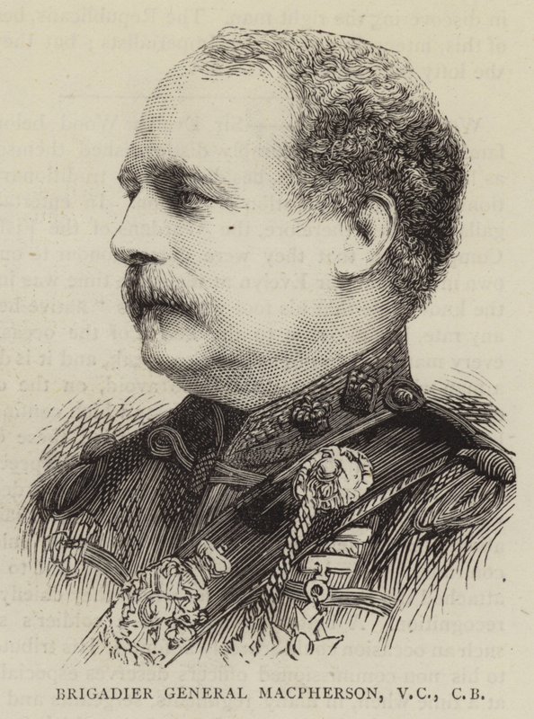 Brigadier General Macpherson, VC, CB de English School