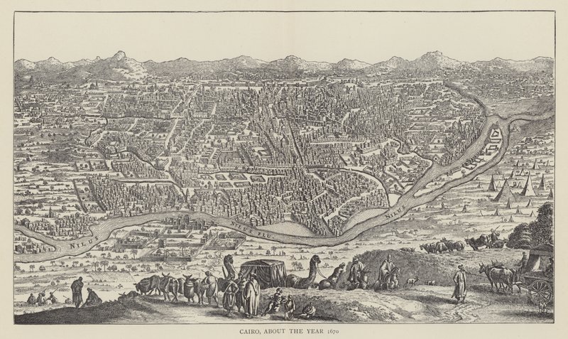El Cairo, alrededor del año 1670 de English School