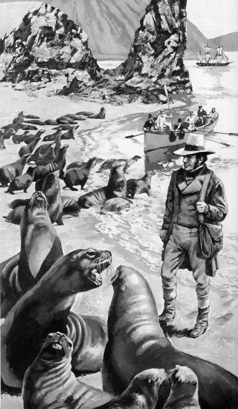 Charles Darwin en las Islas Galápagos de English School