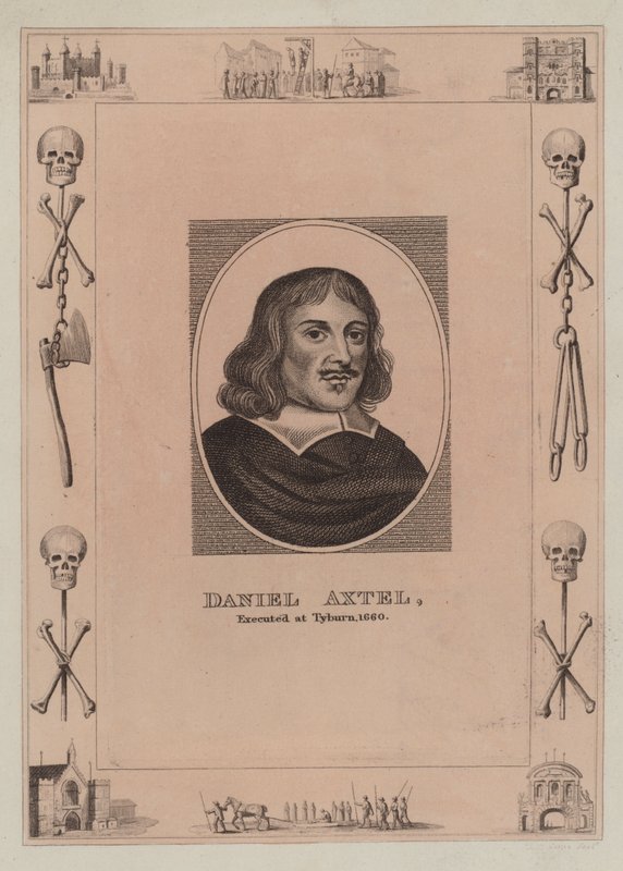 Daniel Axtel, ejecutado en Tyburn, 1660 de English School