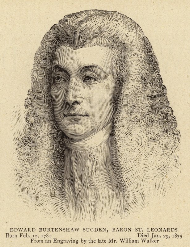 Edward Burtenshaw Sugden, Barón St Leonards de English School