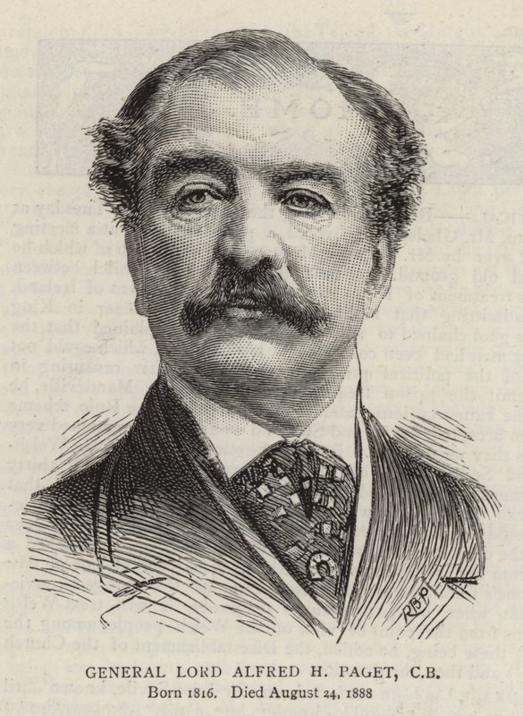 General Lord Alfred H Paget; CB de English School