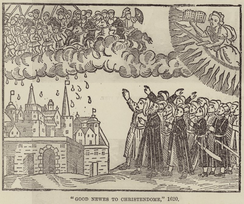Buenas noticias para la cristiandad, 1620 de English School