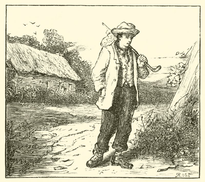 Hans Christian Andersen, en camino a Copenhague de English School